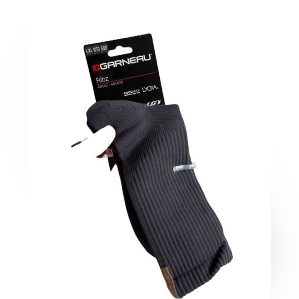 NWT Garneau Ribz Men's grey Athletic Socks